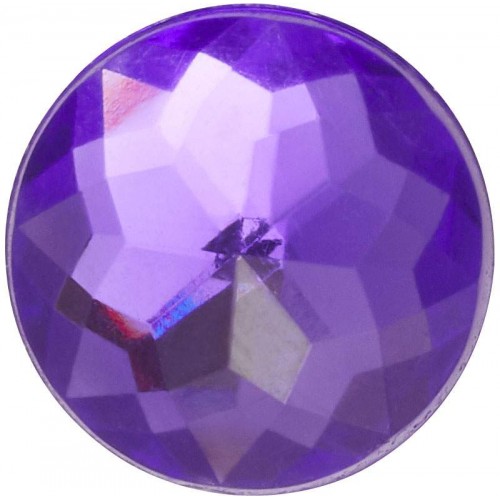 JIBBITZ Sparkly Purple Circle