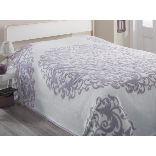Pleds - gultas pārklājs Purple, 200x220 cm., 525 g
