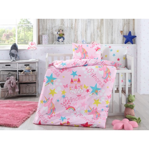 Bērnu gultas veļas komplekts  Stars 100x140 cm 